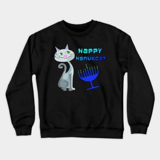 Happy hanukcat Crewneck Sweatshirt